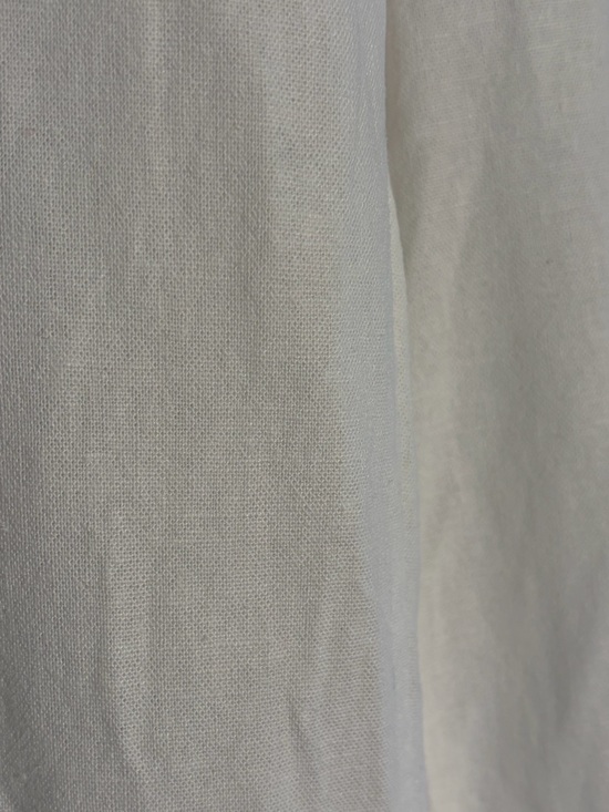 GAP Women’s White Drawstring Linen-Blend Pants Minimalist Spring Summer - Picture 8 of 11